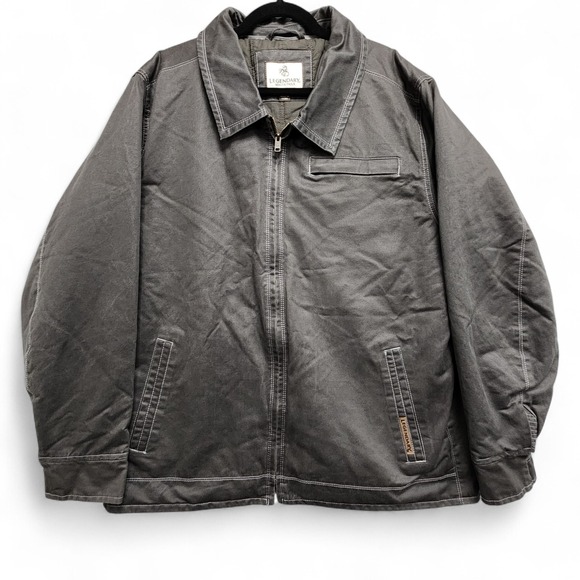 Legendary Whitetails Dakota Waxed Cotton Jacket Mens XL‎ Tobacco NO HOOD PLACKET - Picture 1 of 10